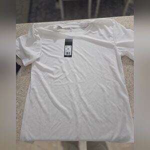 White Men's T-Shirt Adidas, Size Small, Dryfit